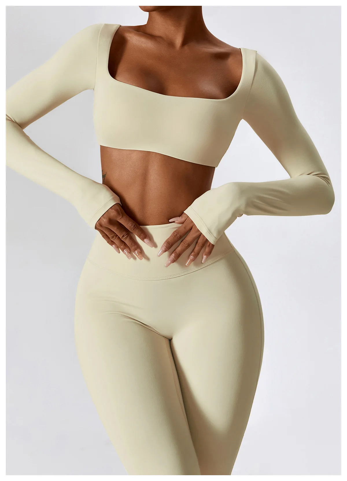 High Waist Leggings Yoga Set