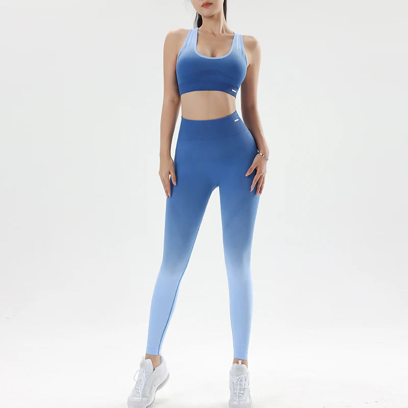 Yoga Clothing Gradient Color Set