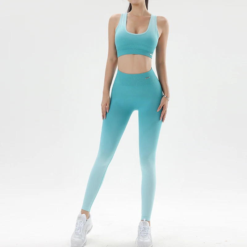 Yoga Clothing Gradient Color Set