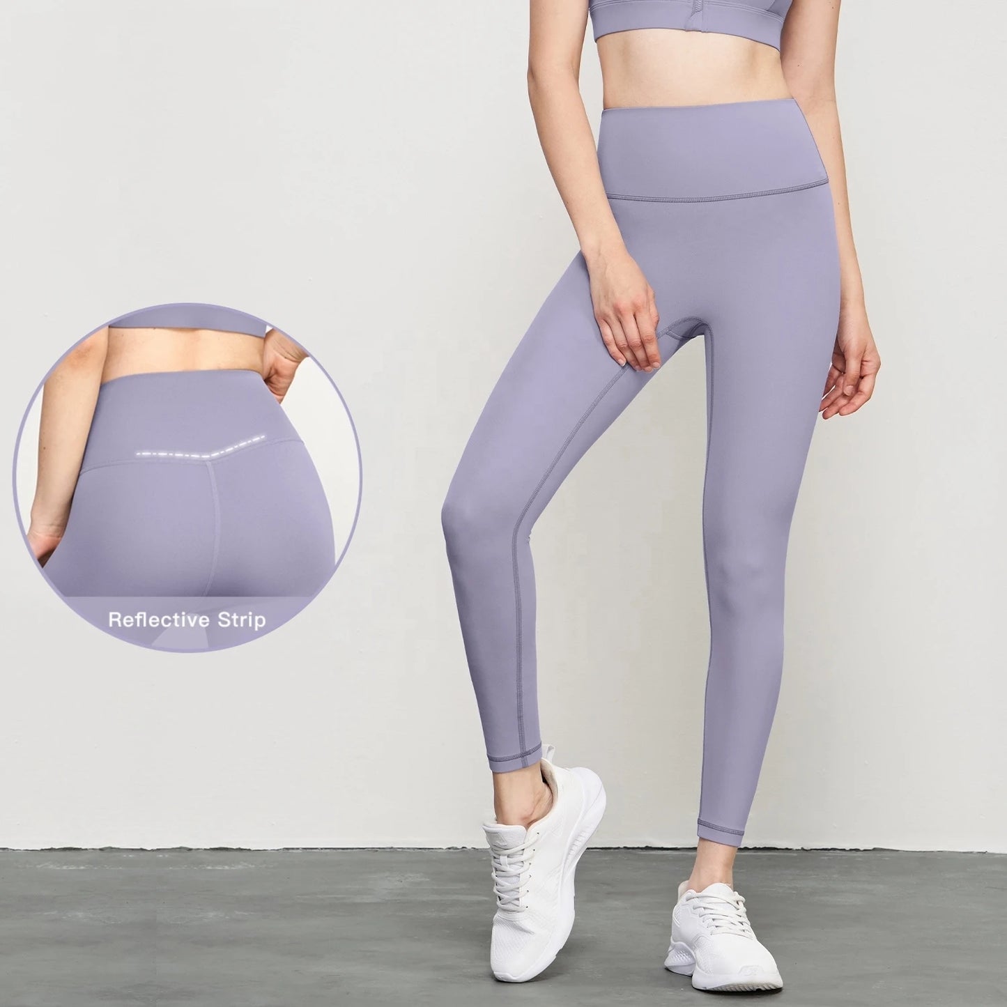 Anti Rolling High Waist Yoga Pants