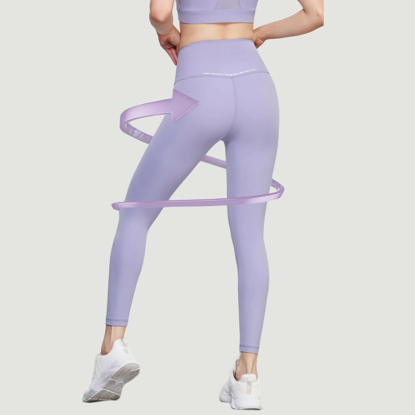 Anti Rolling High Waist Yoga Pants