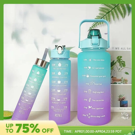 3-Piece Set Portable Space Bottles