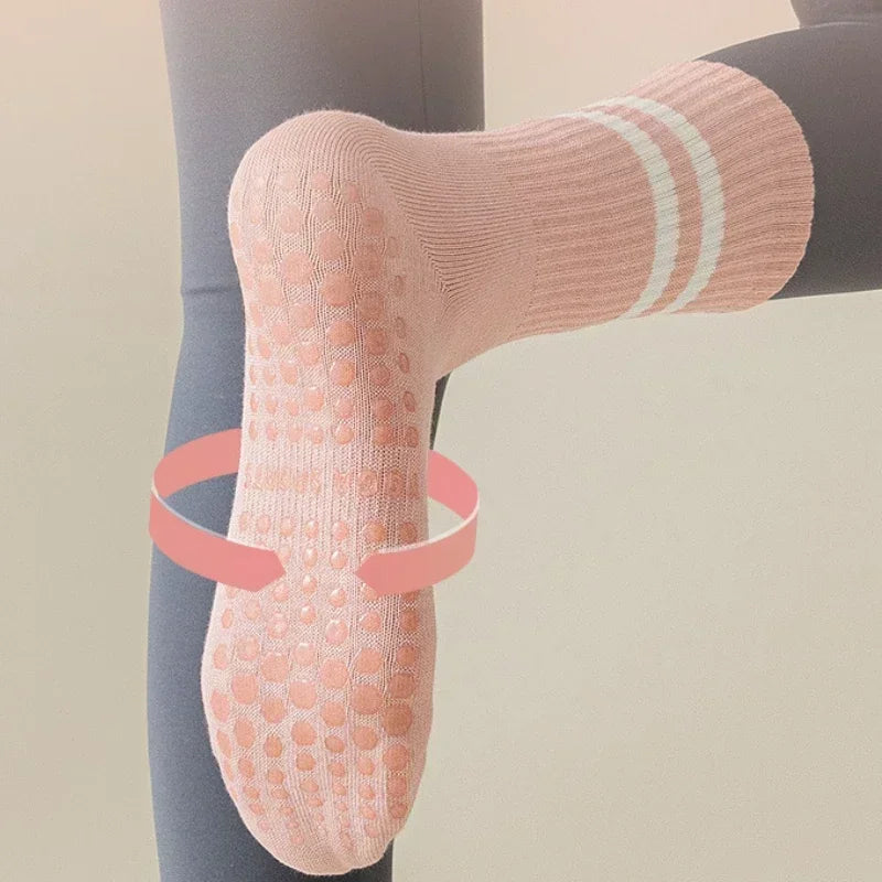 Non-slip Silicone Indoor Fitness Socks