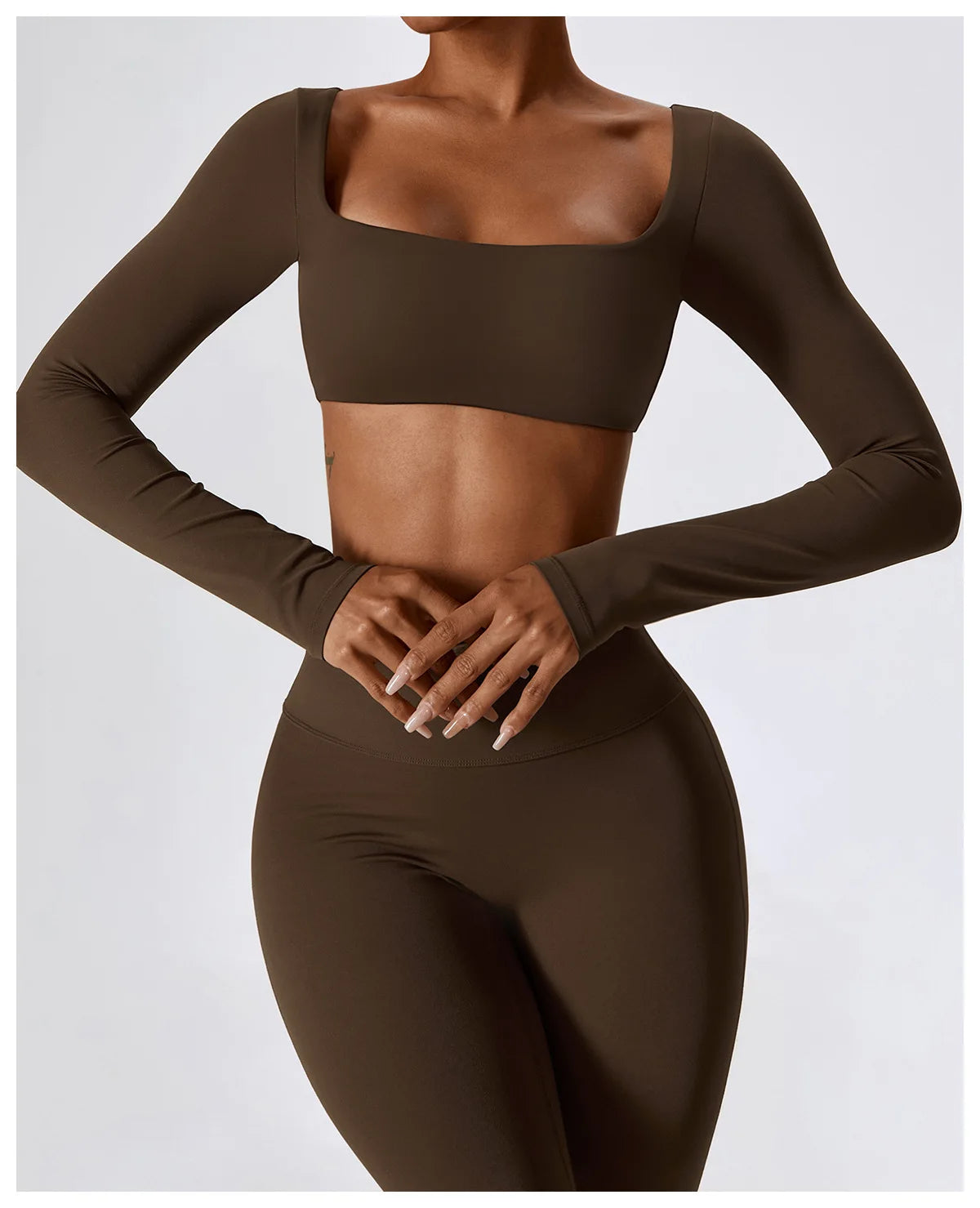 High Waist Leggings Yoga Set