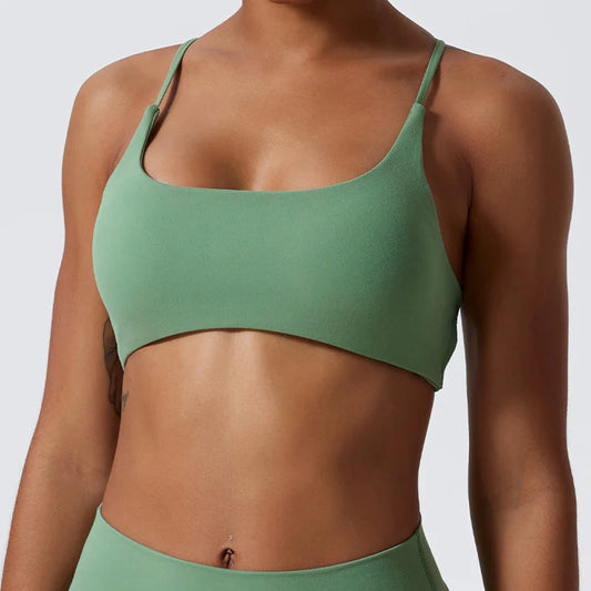 Back Cross Yoga Bra