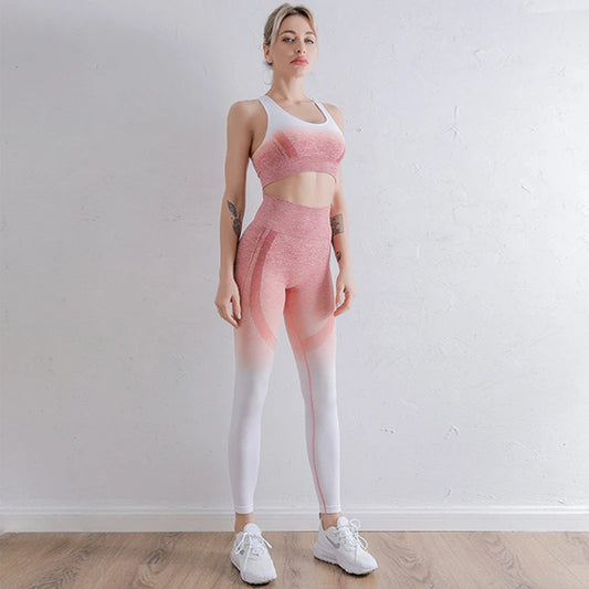 Gradient Color Yoga Tracksuit