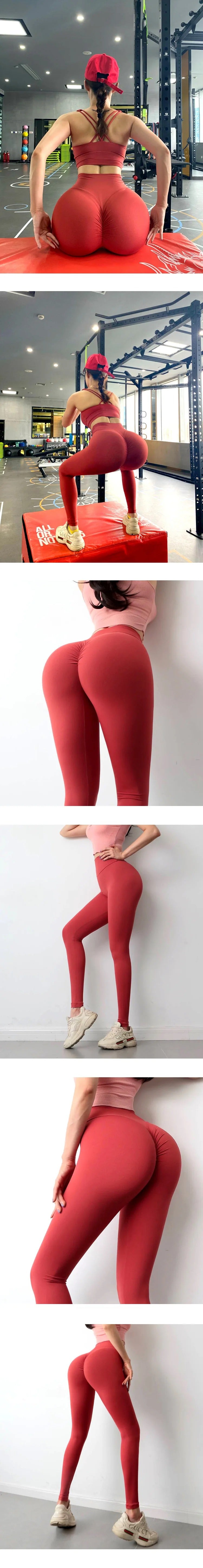 Stretchy High Waist Athletic Pants