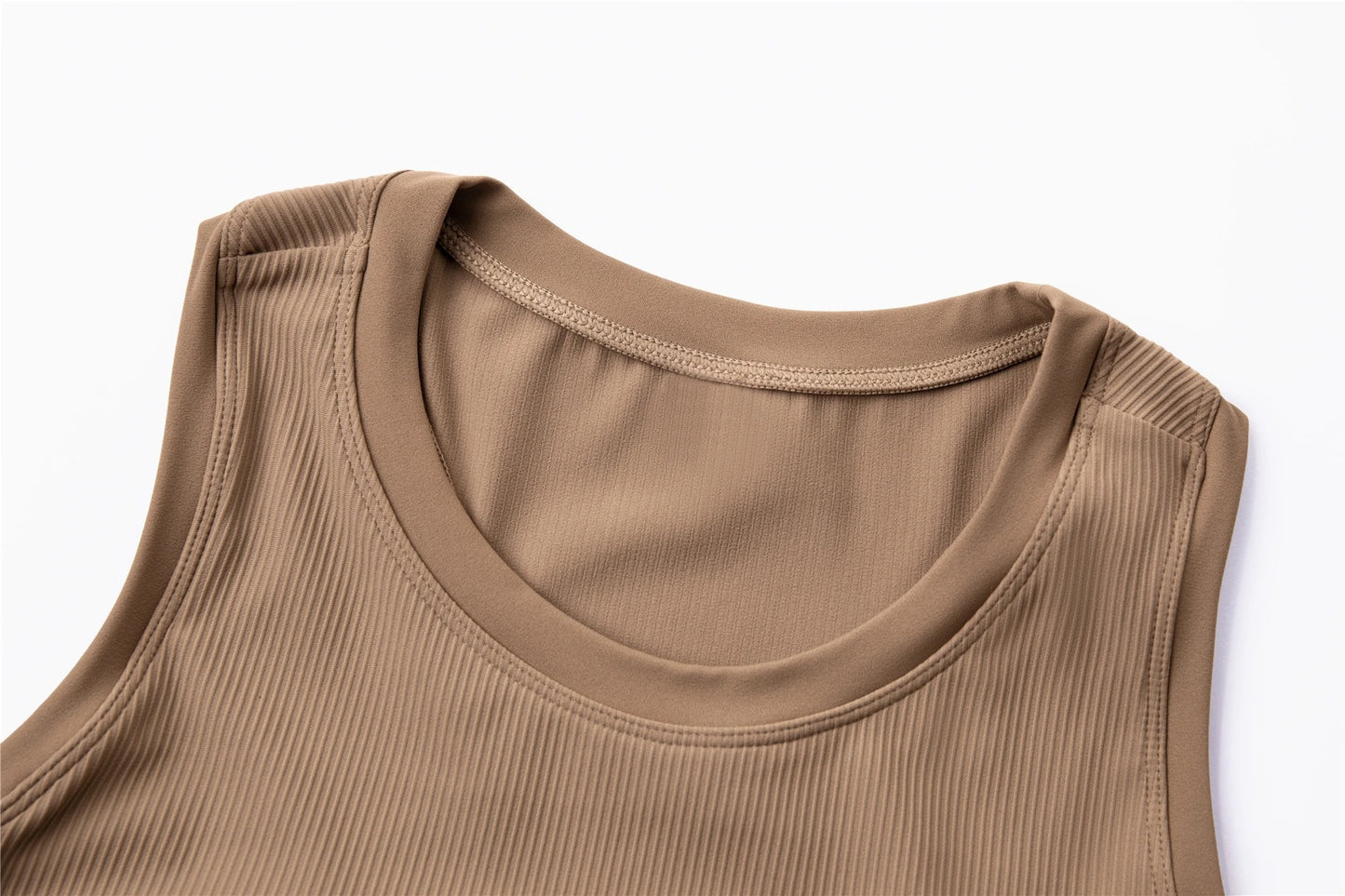 Ribbed Fixed Yoga Tank Top